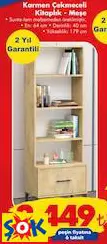 GARAJ HOME KARMEN ÇEKMECELİ KİTAPLIK MEŞE GARAJ HOME KARMEN ÇEKMECELİ KİTAPLIK MEŞE